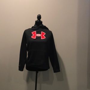 Black and red under amour sweatshirt